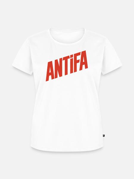 Antifa - Antifascist Merch - Frauen Premium Bio T-Shirt - Weiß
