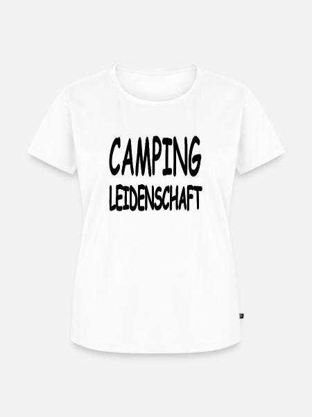 Camping - Frauen Premium Bio T-Shirt - Weiß
