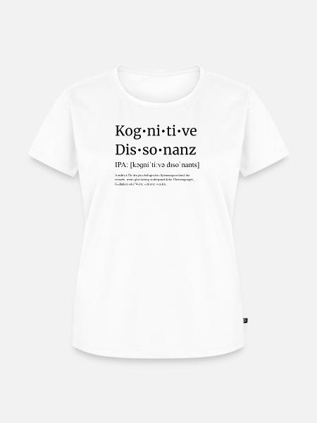 Kognitive-Dissonanz - Frauen Premium Bio T-Shirt - Weiß