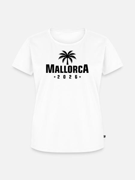 Mallorca 2026 - Frauen Premium Bio T-Shirt - Weiß