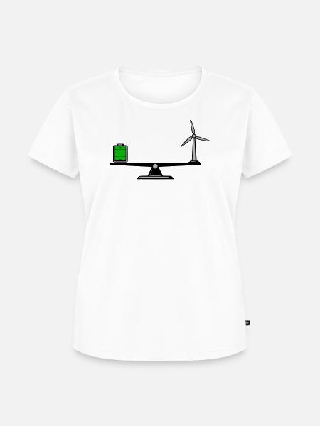 Verteile klug - Frauen Premium Bio T-Shirt - Weiß