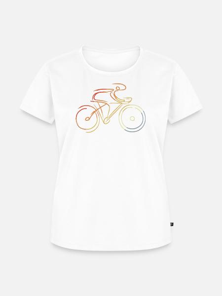 Rennradsport - Frauen Premium Bio T-Shirt - Weiß