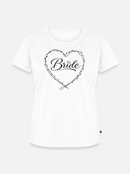 Bride - Frauen Premium Bio T-Shirt - Weiß