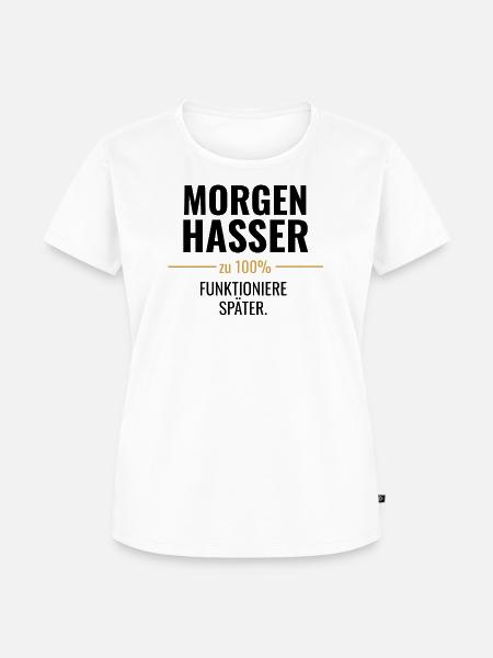 Zu 100% – Mein Statement - Frauen Premium Bio T-Shirt - Weiß