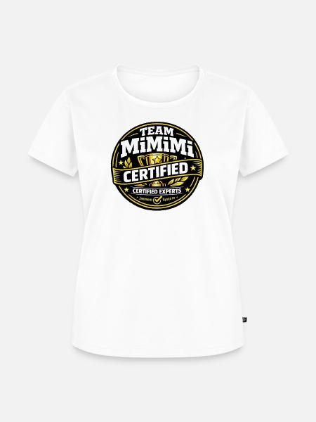 TEAM MiMiMi – Senior zertifizierte Experten - Frauen Premium Bio T-Shirt - Weiß