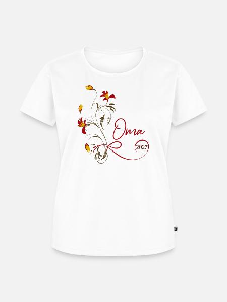 Oma 2027 - Frauen Premium Bio T-Shirt - Weiß