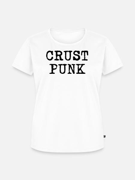 Crust Punk - Frauen Premium Bio T-Shirt - Weiß