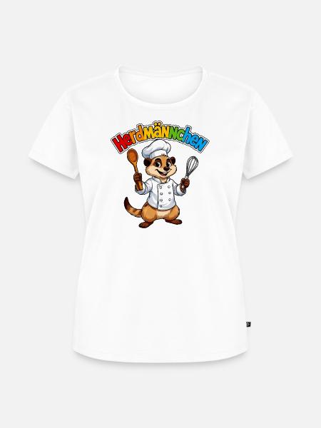 Koch Erdmännchen - Frauen Premium Bio T-Shirt - Weiß