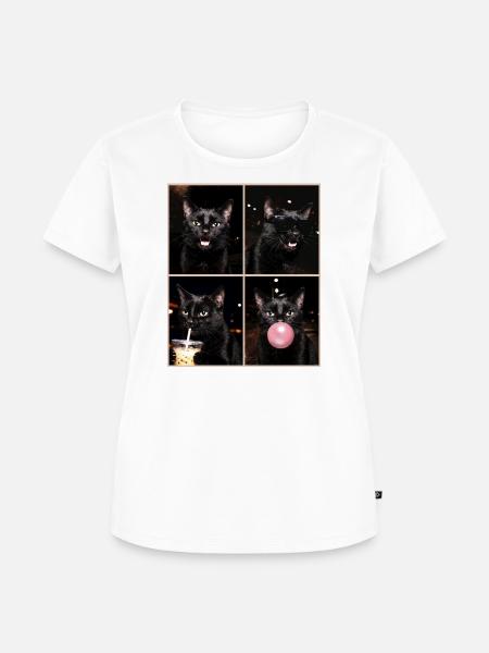 Katzen Bengal Katze - Frauen Premium Bio T-Shirt - Weiß
