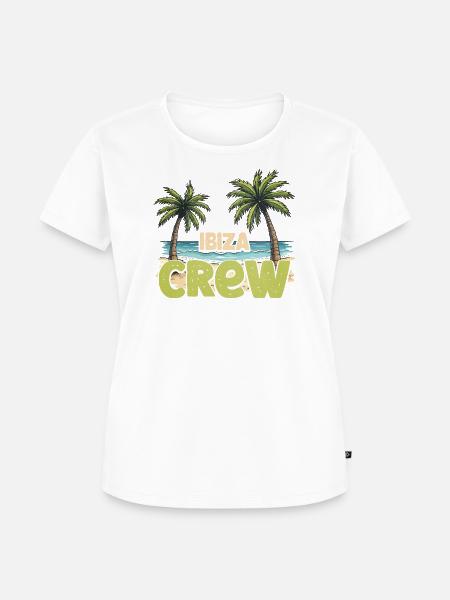 Ibiza Crew - Frauen Premium Bio T-Shirt - Weiß