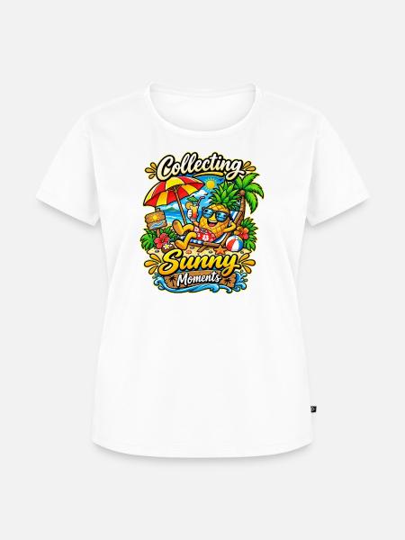 Coole Ananas - Frauen Premium Bio T-Shirt - Weiß