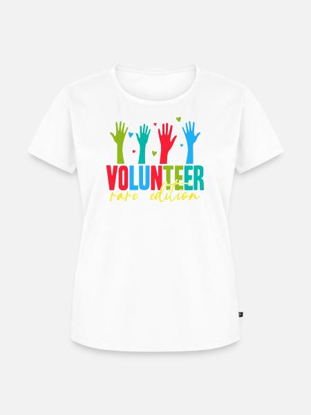 Volunteer Appreciation Rare Edition Volunteer - Frauen Premium Bio T-Shirt - Weiß