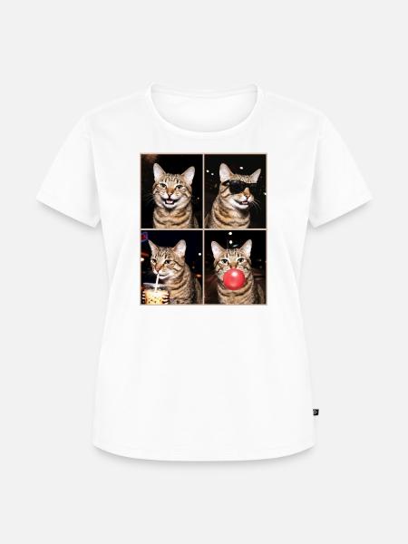 Katzen Pixie-Bob Katze - Frauen Premium Bio T-Shirt - Weiß