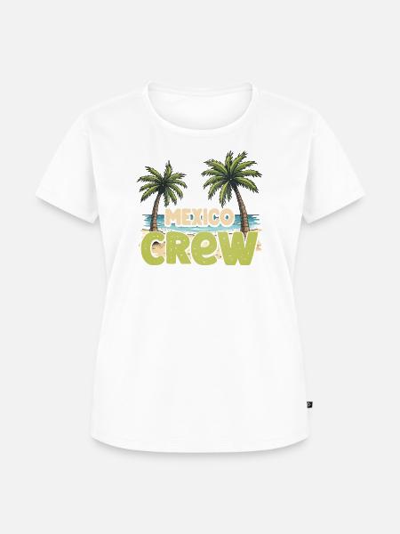 Mexiko Crew - Frauen Premium Bio T-Shirt - Weiß