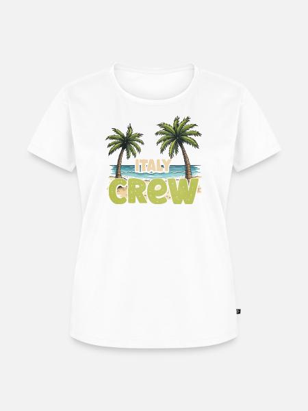 Italien Crew - Frauen Premium Bio T-Shirt - Weiß