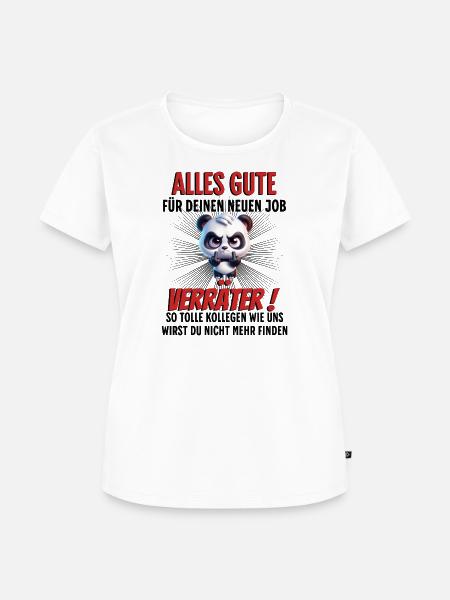 Kollegen Abschied - Frauen Premium Bio T-Shirt - Weiß