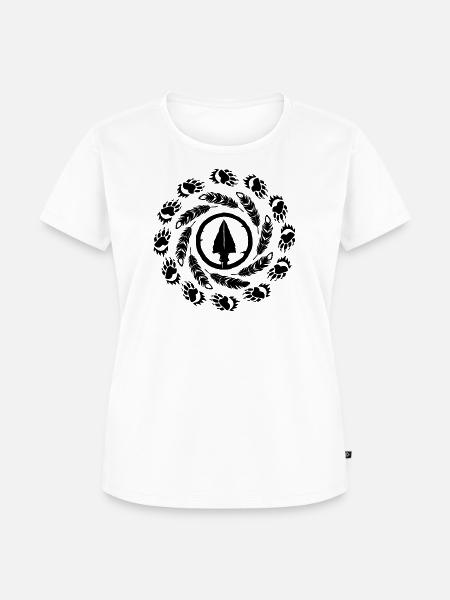 Indianer Ureinwohner Traumfänger Western - Frauen Premium Bio T-Shirt - Weiß