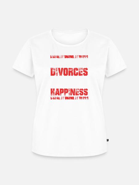 Scheidung - Frauen Premium Bio T-Shirt - Weiß