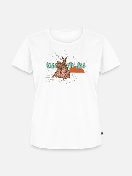 DU KANNST MICH MAL - Frauen Premium Bio T-Shirt - Weiß