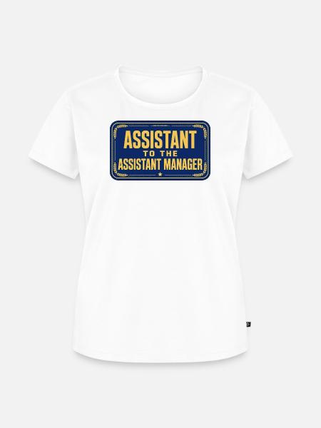 Assistent des stellvertretenden Managers - Frauen Premium Bio T-Shirt - Weiß