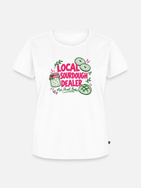 Local Sourdough Dealer - Frauen Premium Bio T-Shirt - Weiß