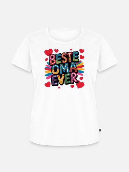Best Oma Ever - Frauen Premium Bio T-Shirt - Weiß