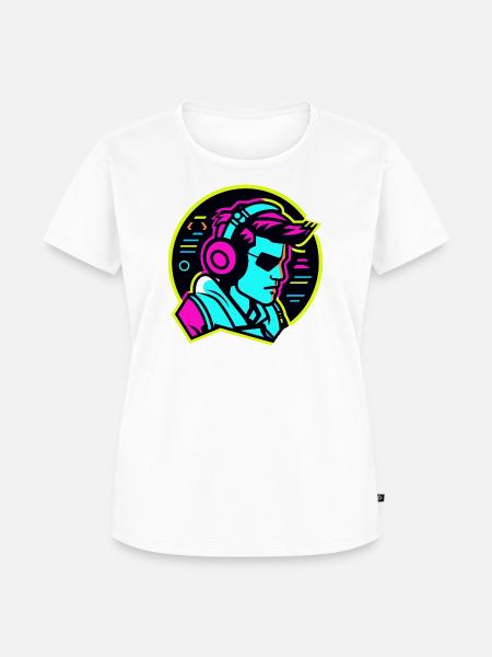 Gamer - Frauen Premium Bio T-Shirt - Weiß