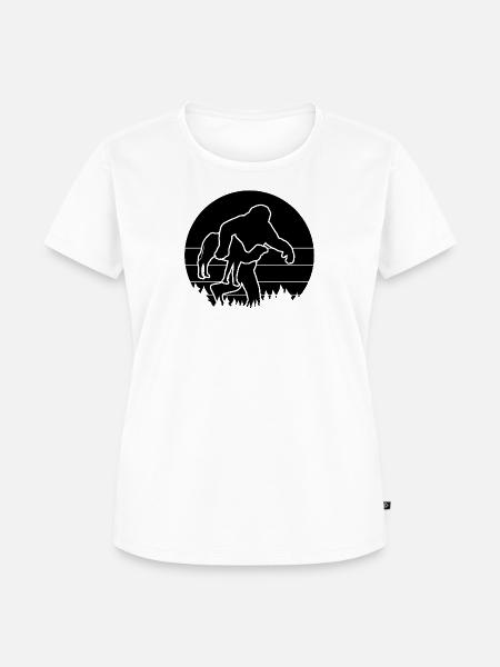 Bigfoot und Kamel - Frauen Premium Bio T-Shirt - Weiß