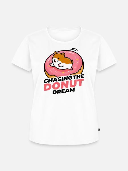Donut-Traum - Frauen Premium Bio T-Shirt - Weiß