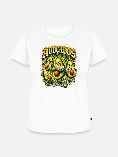 Avocado - Frauen Premium Bio T-Shirt - Weiß