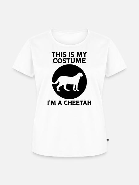 Gepard Kostüm Humor - Frauen Premium Bio T-Shirt - Weiß