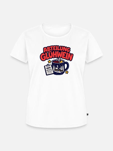 Glühwein Weihnachtsmarkt - Frauen Premium Bio T-Shirt - Weiß