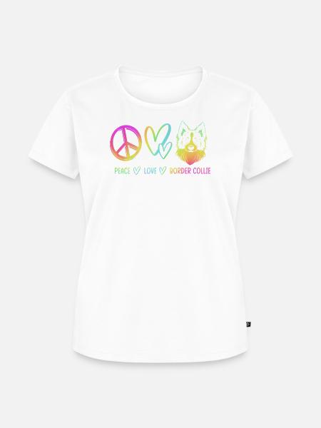 Border Collie - Frauen Premium Bio T-Shirt - Weiß