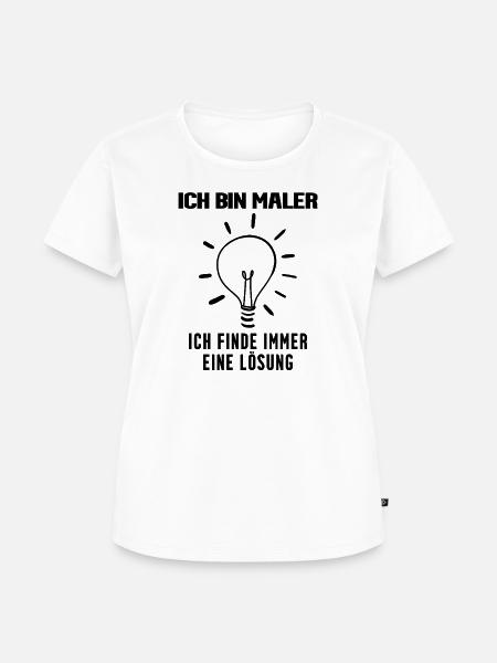 Maler Beruf - Frauen Premium Bio T-Shirt - Weiß