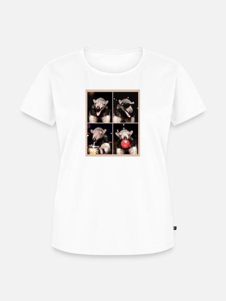 Ameisenbären Ameisenbär - Frauen Premium Bio T-Shirt - Weiß