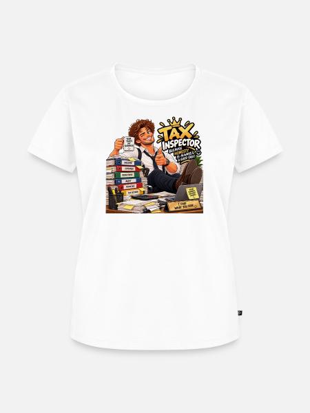 Steuerinspektor - Frauen Premium Bio T-Shirt - Weiß