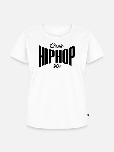 90er-Jahre-Klassiker HipHop - Frauen Premium Bio T-Shirt - Weiß