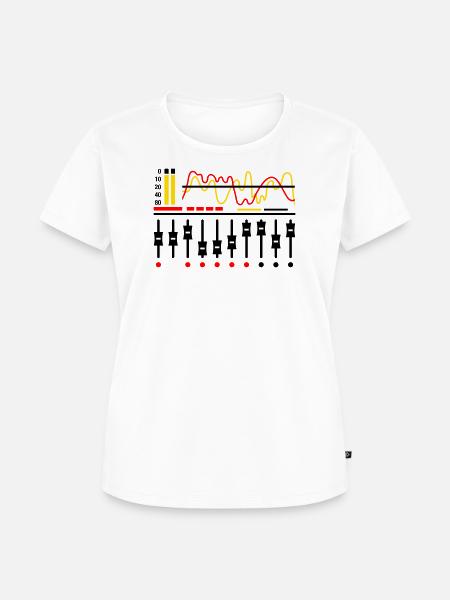 Mixing Table - Frauen Premium Bio T-Shirt - Weiß