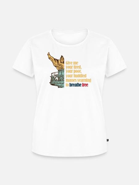 Gib mir deine Müdigkeit - Frauen Premium Bio T-Shirt - Weiß
