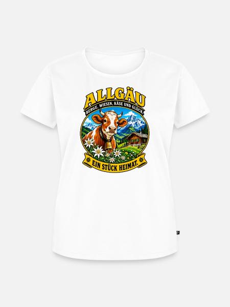 ALLGÄU - Frauen Premium Bio T-Shirt - Weiß