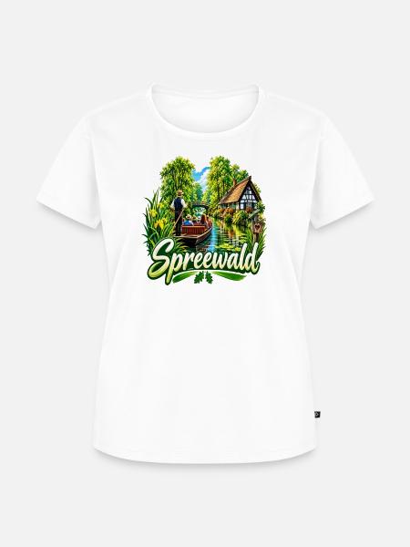 SPREEWALD AUSFLUG - Frauen Premium Bio T-Shirt - Weiß
