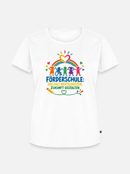 FÖRDERSCHULE Sonderpädagogik - Frauen Premium Bio T-Shirt - Weiß