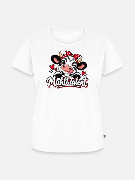 Muhltitalent - Multitalent - Frauen Premium Bio T-Shirt - Weiß