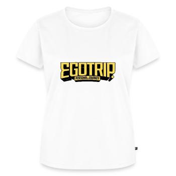 Egotrip - accomplissement personnel - T-shirt Premium bio Femme - blanc - Devant - AI Model Female 172 dark (172cm)