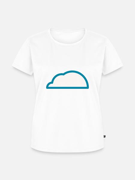 Wetter Bewölkt - Frauen Premium Bio T-Shirt - Weiß
