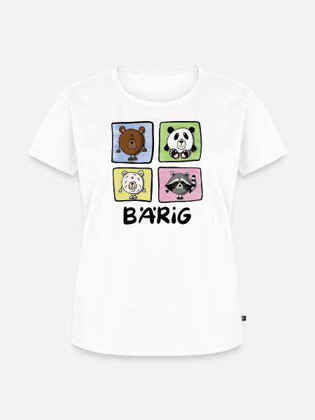 Bären Bärig - Frauen Premium Bio T-Shirt - Weiß