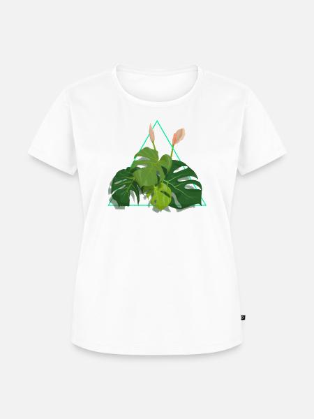 Leaves - Frauen Premium Bio T-Shirt - Weiß