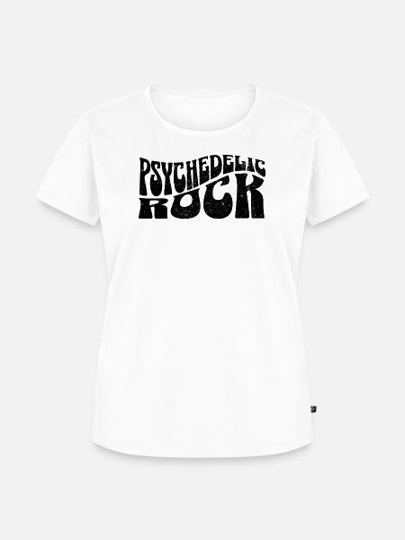 Psychedelischer Rock - Frauen Premium Bio T-Shirt - Weiß