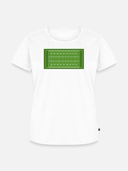 Zeig deine Farben – Fußball - Frauen Premium Bio T-Shirt - Weiß