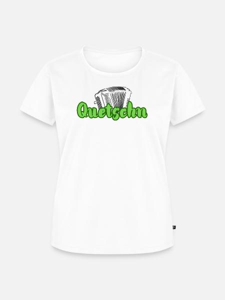 Quetschn - Frauen Premium Bio T-Shirt - Weiß